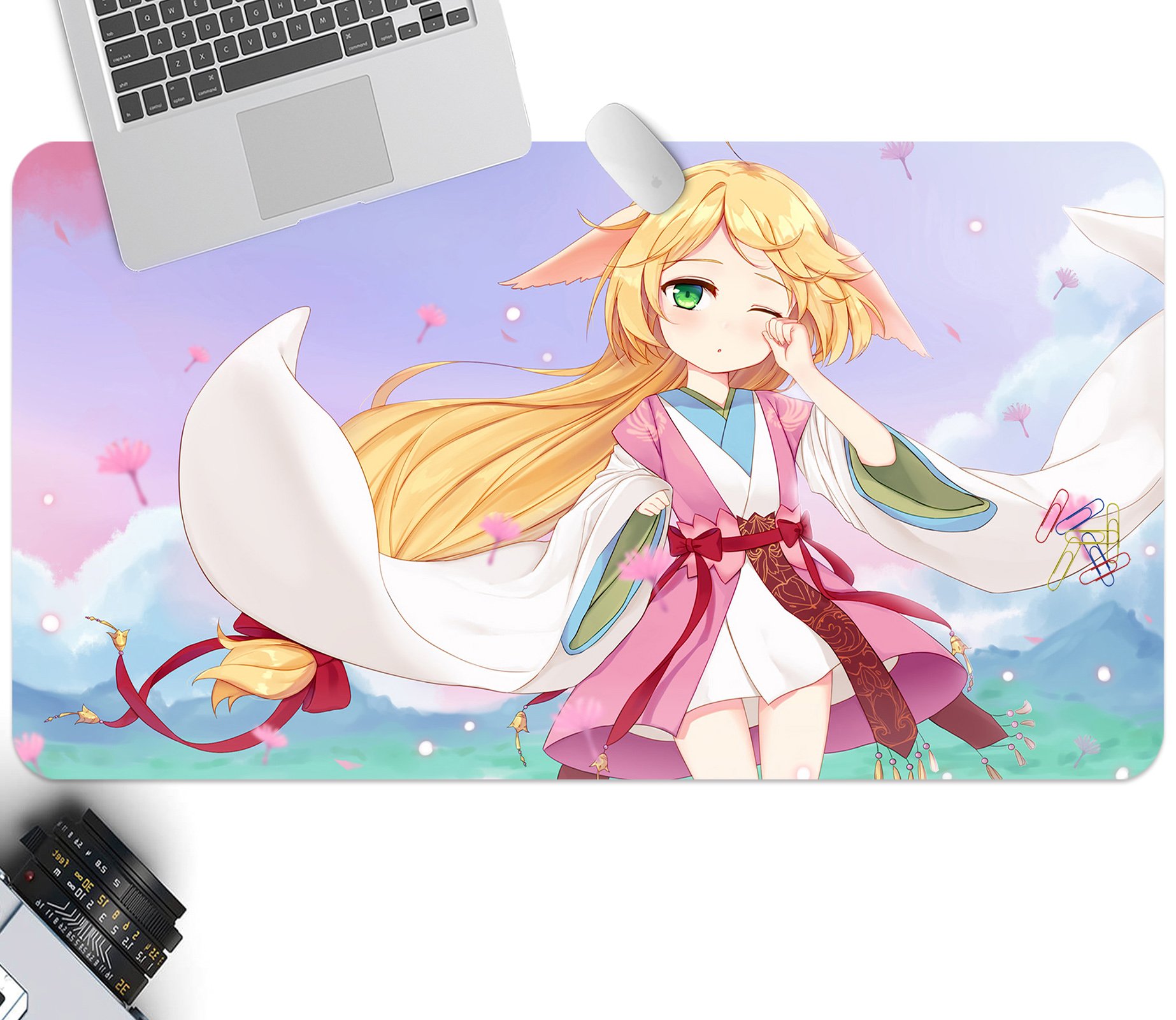 3D Fox Spirit Matchmaker 3642 Anime Desk Mat - YY Anime