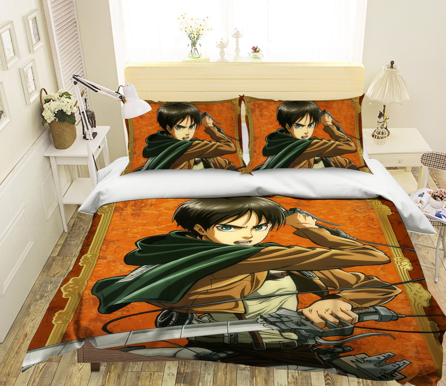 3D Duel Boy C264 Japan Anime Bed Pillowcases Quilt Duvet Wend 