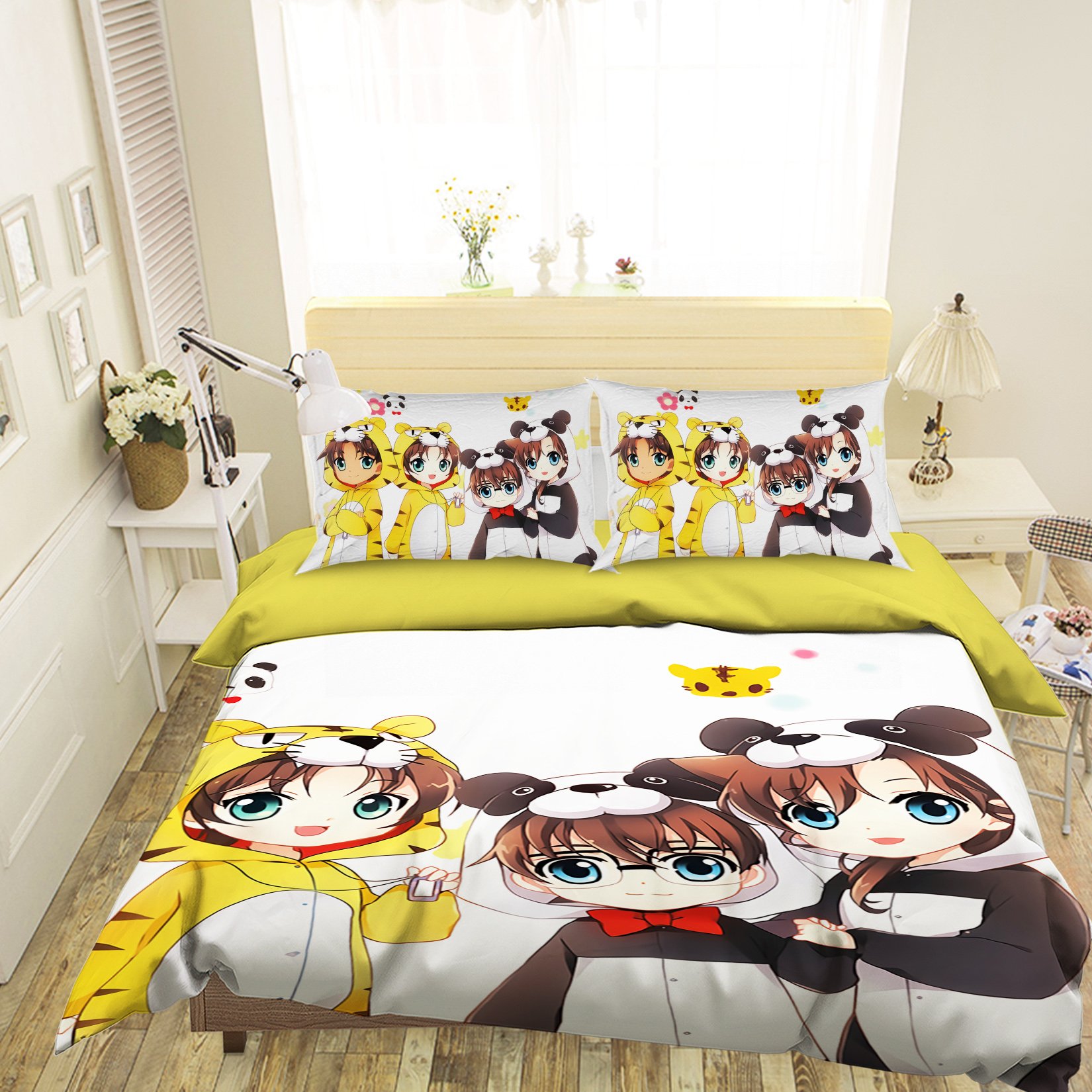 show original title Details about   3D Detective Conan C03711 Japan Anime Bed Pillowcases Quilt Duvet Wend 